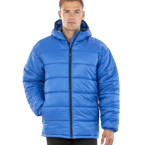 Recycled hooded padded parka Thumbnail